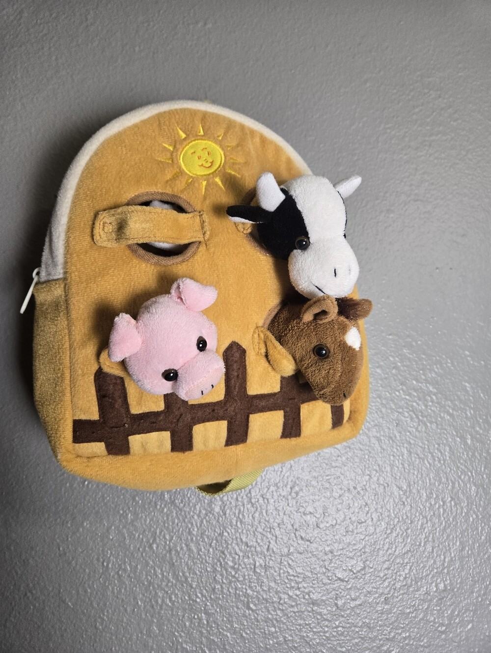 Kids Barn Backpack With Farm Animals